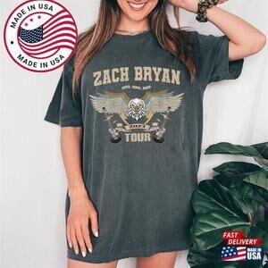 Zach Bryan Tshirt Western Shirt Country Music  Classic